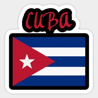 Cuba Sticker